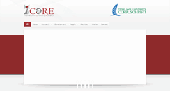 Desktop Screenshot of icore.tamucc.edu