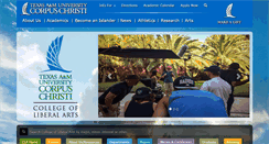 Desktop Screenshot of cla.tamucc.edu