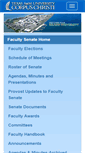 Mobile Screenshot of faculty-senate.tamucc.edu
