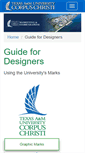 Mobile Screenshot of designguide.tamucc.edu