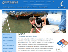 Tablet Screenshot of nscs.tamucc.edu