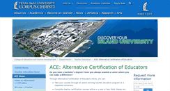 Desktop Screenshot of ace.tamucc.edu