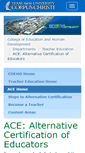 Mobile Screenshot of ace.tamucc.edu