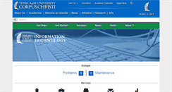 Desktop Screenshot of it.tamucc.edu