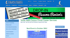 Desktop Screenshot of career-services.tamucc.edu