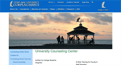 Desktop Screenshot of counseling.tamucc.edu