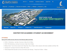 Tablet Screenshot of casa.tamucc.edu