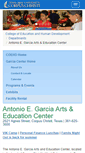 Mobile Screenshot of garciacenter.tamucc.edu
