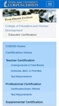 Mobile Screenshot of certification.tamucc.edu