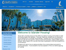 Tablet Screenshot of housing.tamucc.edu