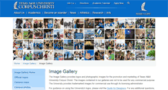 Desktop Screenshot of imagegallery.tamucc.edu