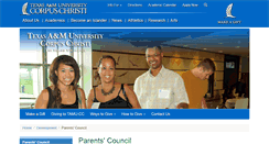 Desktop Screenshot of parentscouncil.tamucc.edu