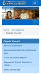 Mobile Screenshot of parentscouncil.tamucc.edu